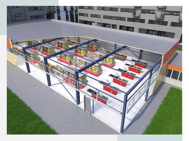 Строительство магазинов в Воронеж от 644 руб. за м²