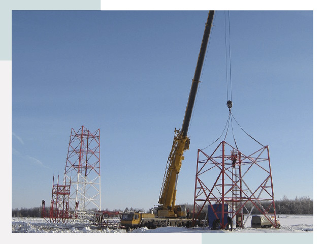 Монтаж вышек связи в Воронеже