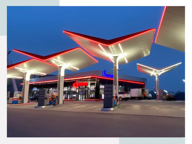 Навесы для АЗС в Воронеже