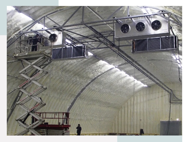 Оснащение ангаров в Воронеже
