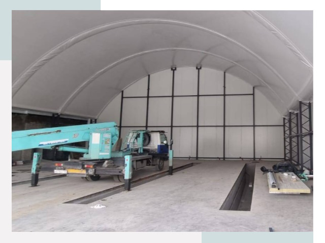 Внутреннее оснащение ангаров в Воронеже